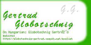 gertrud globotschnig business card